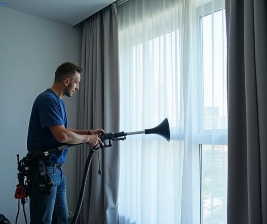 Professional drapes cleaning process tools Matty Curtain Cleaning sans-souci-nsw