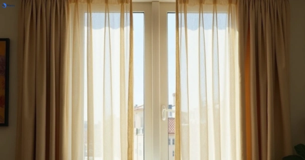 Dull dusty drapes in sans-souci-nsw before professional cleaning